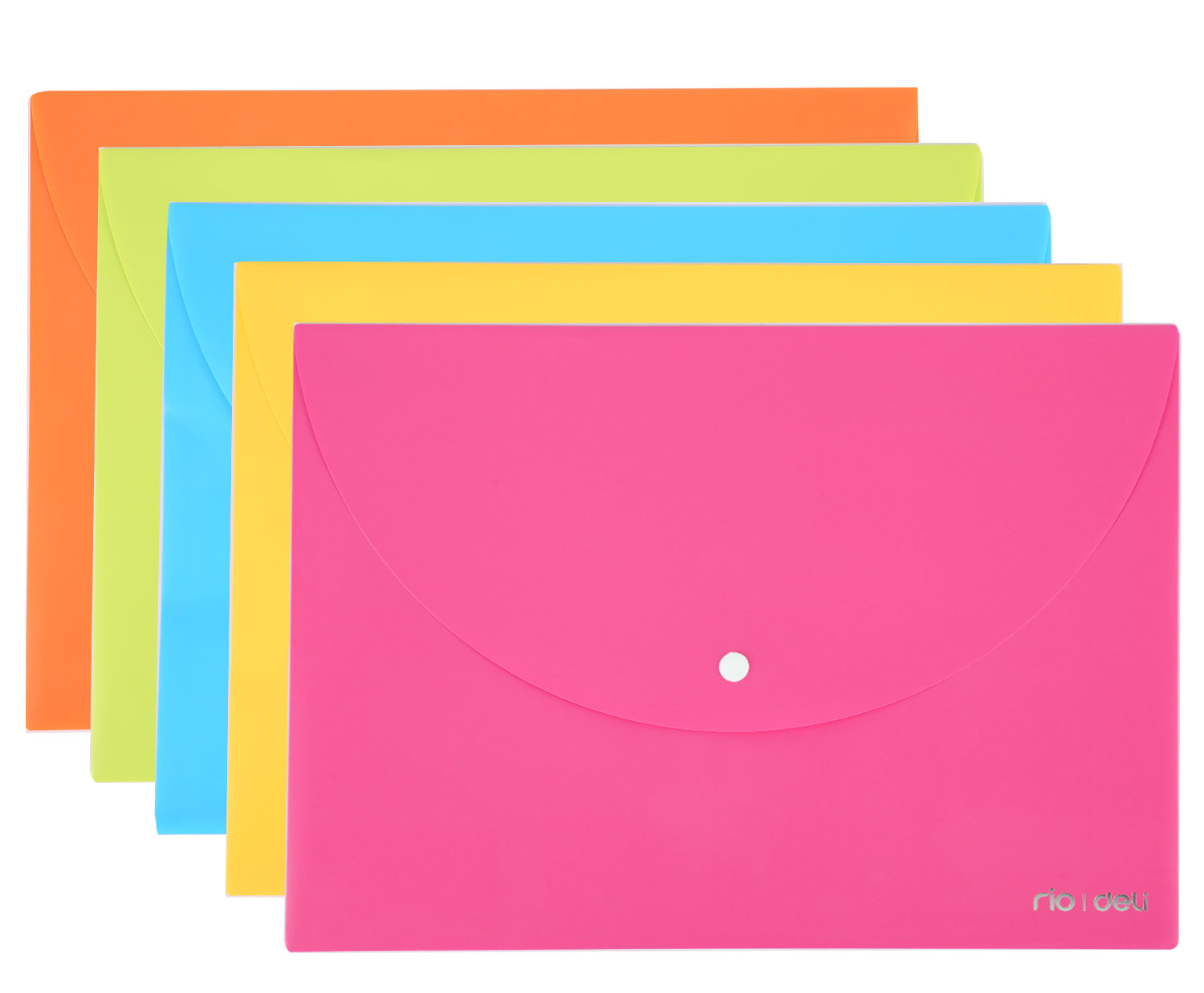 MAPA PLASTIC CU BUTON A4 DIV. CULORI NEON DELI MAPA PLASTIC CU BUTON A4 DIV. CULORI NEON DELI